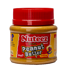 NUTEEZ PEANUT BUTTER - CRUNCHY