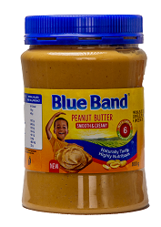 BLUE BLAND PEANUT BUTTTER