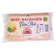 FAREMERS CHOICE BEEF SAUSAGES VALUE PACK