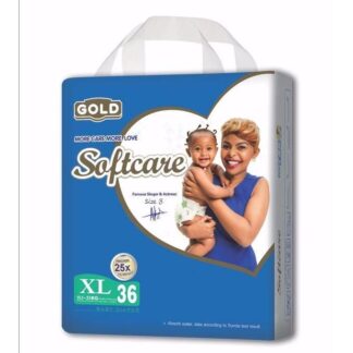 SOFTCARE DIAPERS SIZE XL (15.1-25KG)