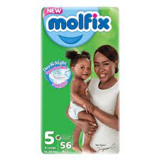 MOLFIX DIAPERS 5 (15-20KGS)