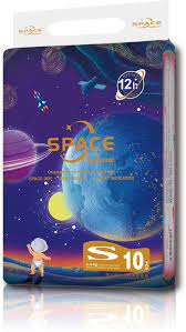 SPACE GOLD DIAPERS SIZE M